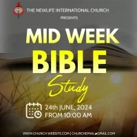 bible study video poster template