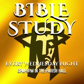 bible study poster