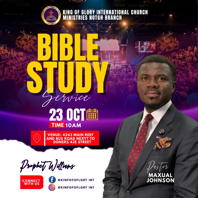bible study WORSHIP FLYER (15) Instagram Plasing template