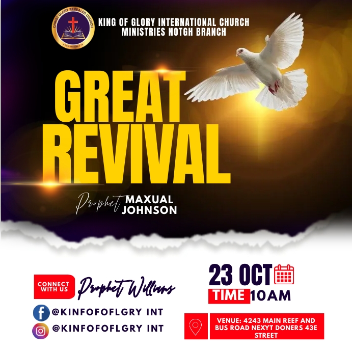 bible study WORSHIP FLYER (1) Instagram Post template