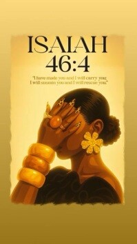 Bible verse, Isaiah 46:4 Instagram Reel template