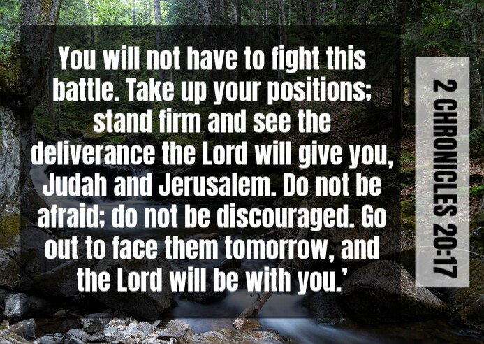 Bible Verse Ad A6 template