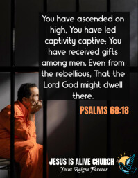 Bible Verse Ad Template ใบปลิว (US Letter)