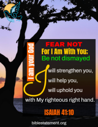 Bible Verse Ad Template Volantino (US Letter)