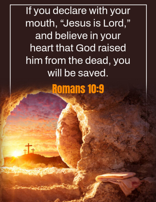 Bible Verse Ad Template Folheto (US Letter)