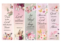 Bible verse bookmarks A4 template