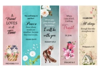 Bible verse bookmarks A4 template