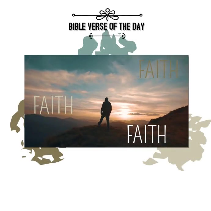 Empty Design For Scripture Bible Verse Template | PosterMyWall