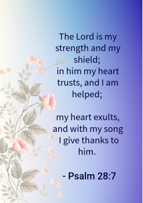 Bible Verse Flyer Template | PosterMyWall