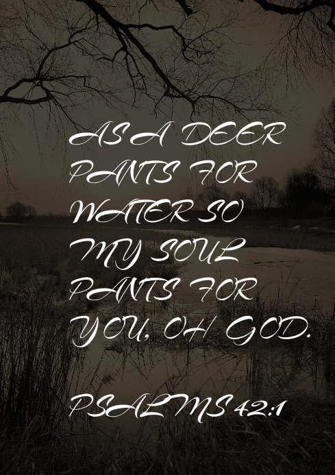 BIBLE VERSE FLYER Template | PosterMyWall