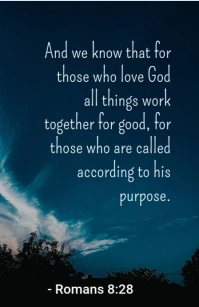 Bible Verse Flyer Tabloid template