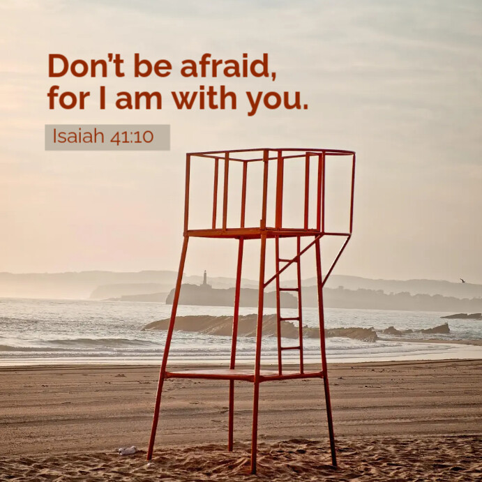 Bible Verse Isaiah 4110 Template PosterMyWall