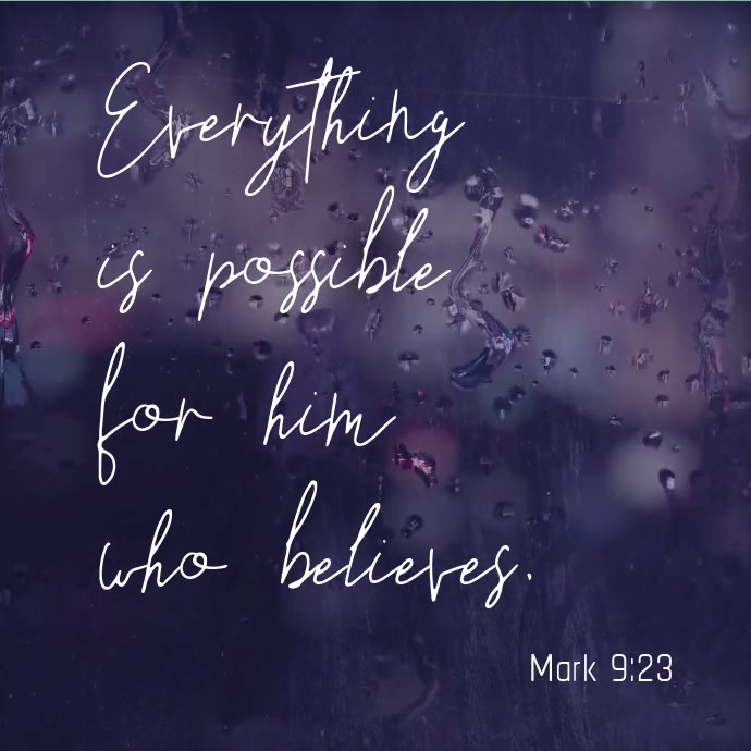 Copy of Bible Verse Motivational Square video Post | PosterMyWall