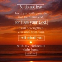 bible verse of the day square design template