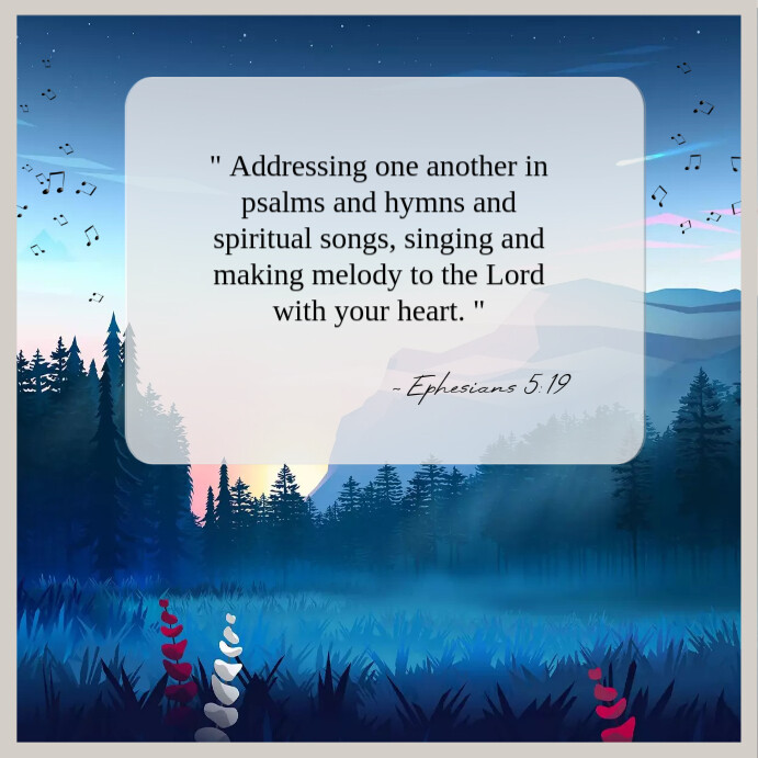 Modèle bible verse post | PosterMyWall