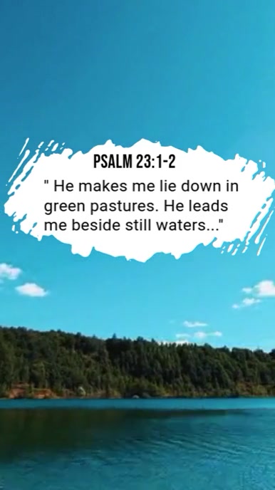 Bible Verse poster ad design Tiktok Video template