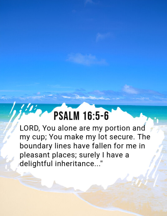 Bible Verse Poster ad design Pamflet (VSA Brief) template