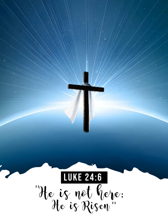 Bible verse poster Flyer (US Letter) template