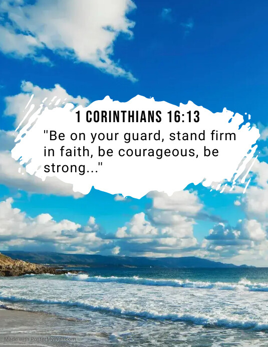 Bible Verse Poster Template PosterMyWall
