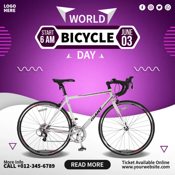 Bicycle Riding Ad BIcycle Ads Template | PosterMyWall