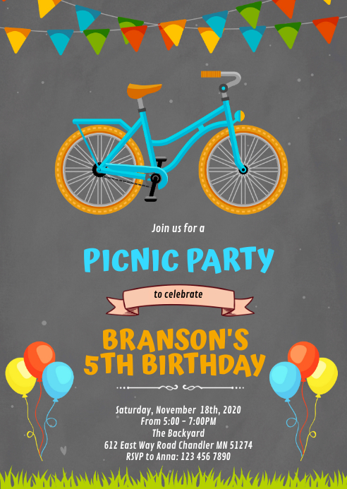 Biglietto Di Auguri Di Compleanno Con Bicicletta D'epoca / Stampa Artistica Di Biciclette (download Digitale) - Italia - Foto 12