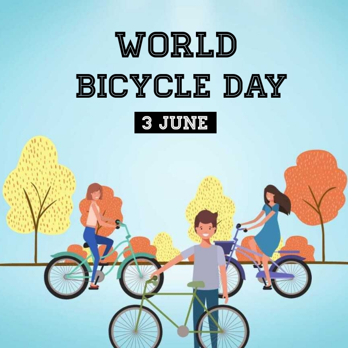 Bicycle Day Template PosterMyWall