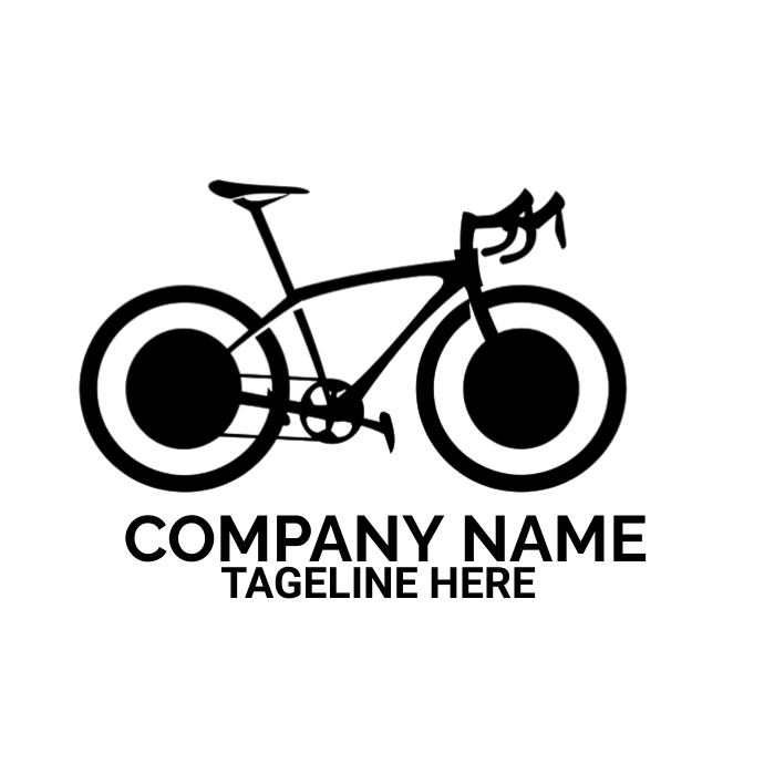 Bycycle Log Bicycle Design Logo