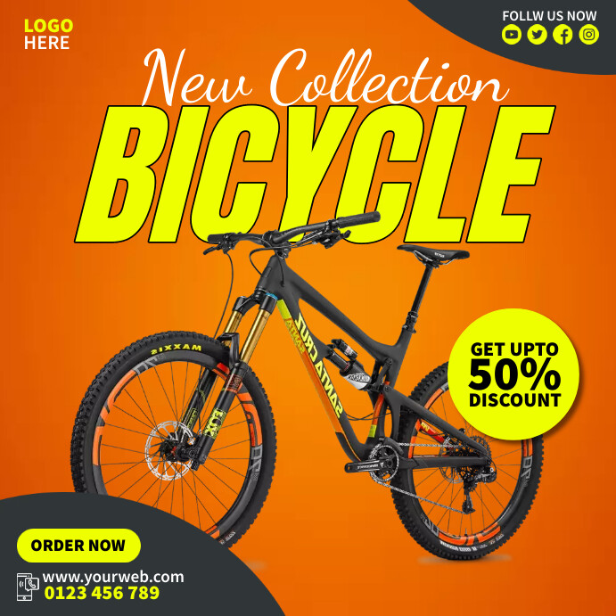 Bicycle Riding Ad Bicycle Sale Ads Template | PosterMyWall