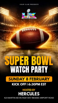 Big game celebration template Instagram Story