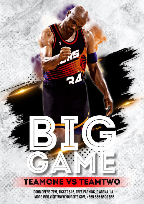 big game A3 template