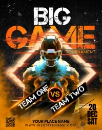 Big Game template โปสเตอร์/กระดานบนผนัง