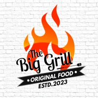 Big Grill Logo template