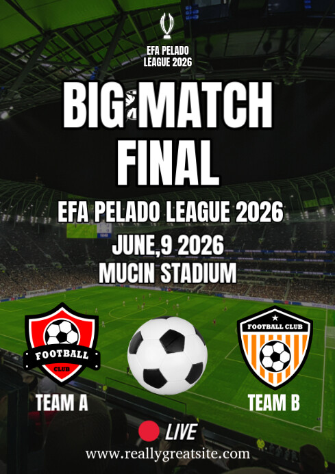 Big Match A3 template