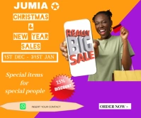 Big promotional sales special offer Persegi Panjang Besar template