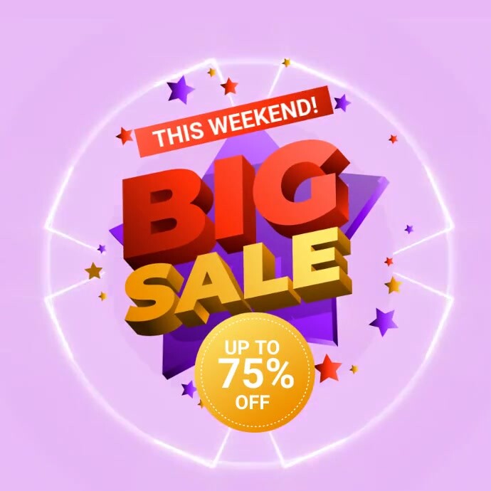 big sale Instagram Post template