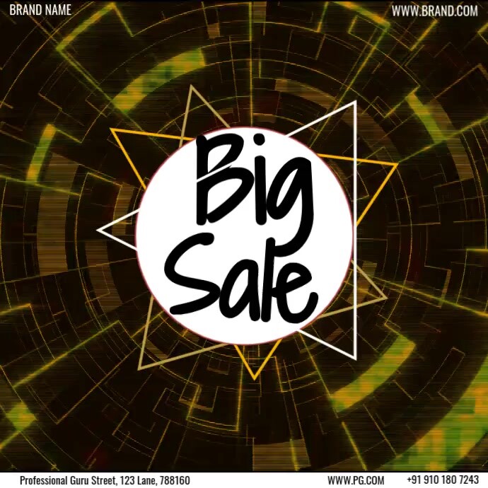 big sale Instagram Post template