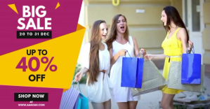 Big Sale Obraz udostępniany na Facebooku template