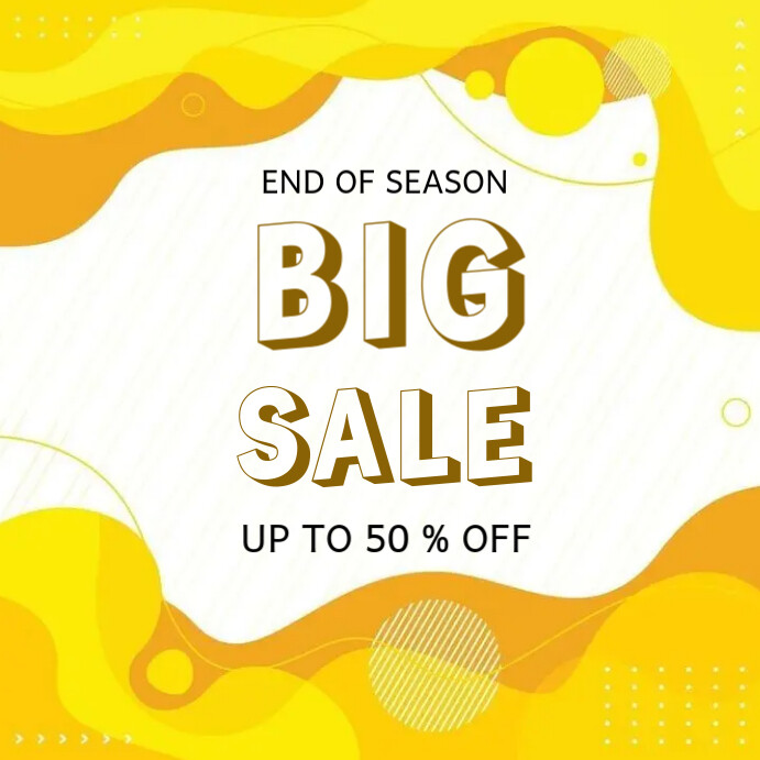 Big Sale Template | PosterMyWall