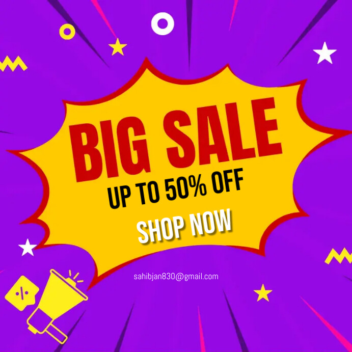 Plantilla de Big Sale offer | PosterMyWall
