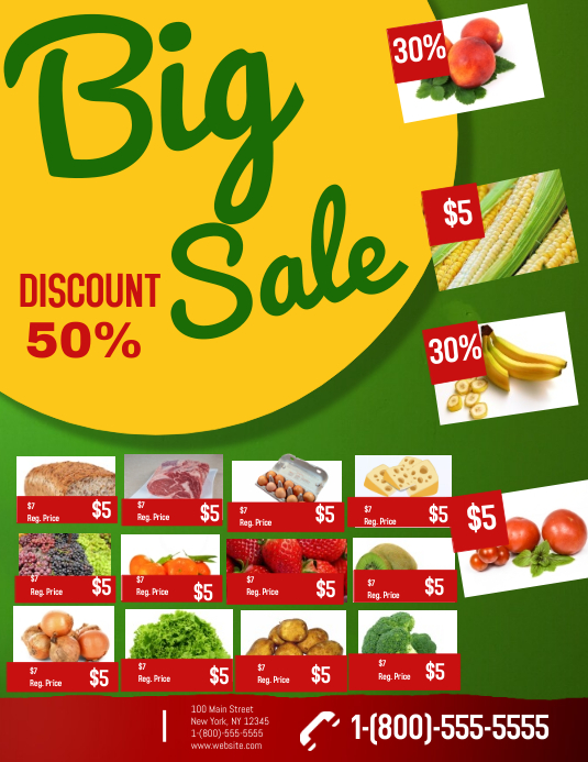 Big Sale Template PosterMyWall