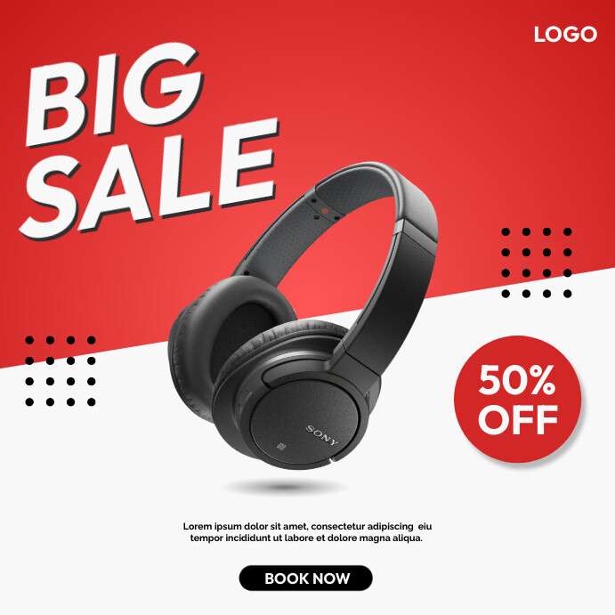 big sale retail social media post Template | PosterMyWall