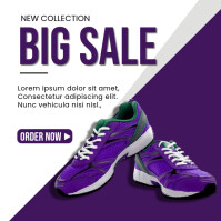 Big Sale Shoes Shop Instagram Post template