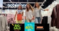 Big Sale Video Template Facebook Shared Image
