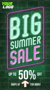 Big Summer Sale Instagram Story template