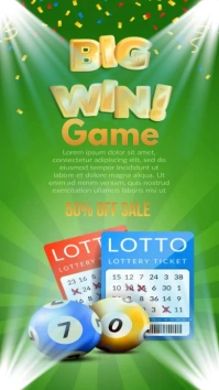 big win game digital display template