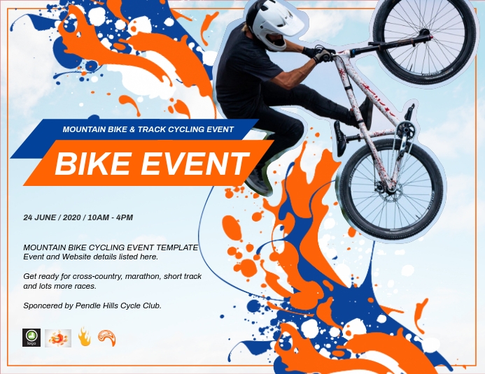 Bike Event Post Template | PosterMyWall