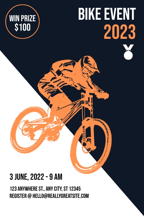 Bike Event Poster Template | PosterMyWall