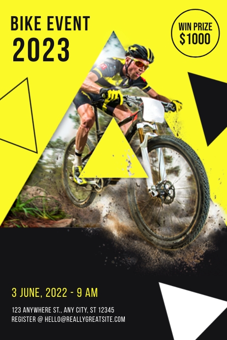 Bike Event Poster Template | PosterMyWall