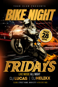 Bike Week Rally Poster Template | PosterMyWall