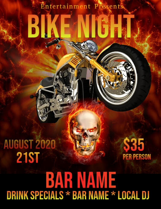 Bike Night PosterMyWall